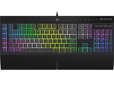 Corsair K55 PRO LITE RGB Wired Membrane Gaming Keyboard (5-Zone Dynamic RGB Back
