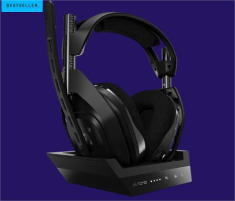 ASTRO A50 WIRELESS + BASE STATION Wireless Gaming Headse....