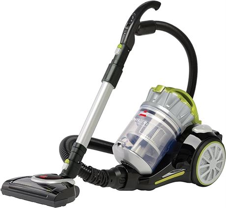 2L capacity - Bissell 1654C Powerclean Multi-Cyclonic Bagless Canister Vacuum, S
