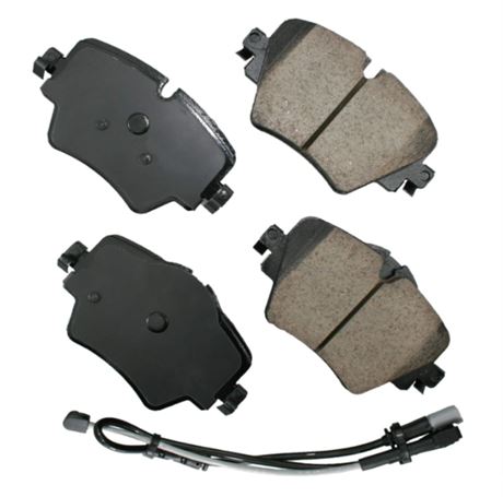 Akebono EUR1892 Ultra-Premium Ceramic Front Disc Brake Pads, GREY