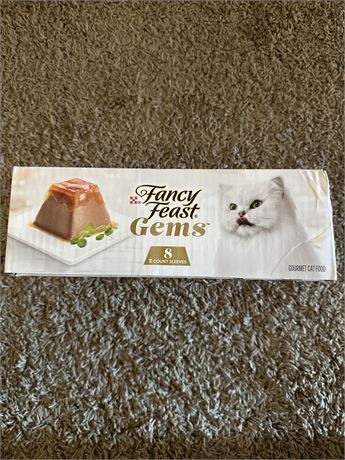 8x 2 Cnt Sleeves (2oz) Purina Fancy Feast Gems Mousse Pate w Chicken Cat Food