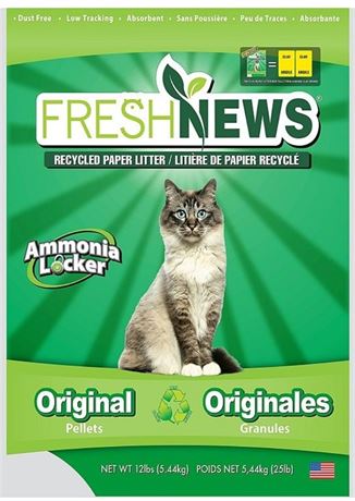 Fresh News Cat Litter 12lb - (See Description and Pictures)