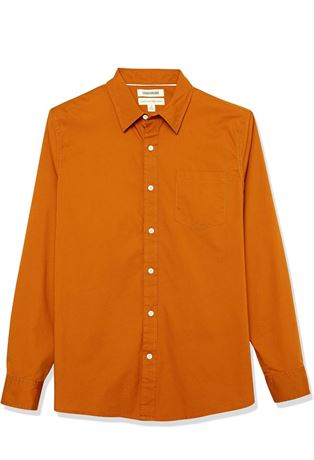 Size XXL, Goodthreads Mens Standard-fit Long-Sleeve Stretch Poplin Shirt
