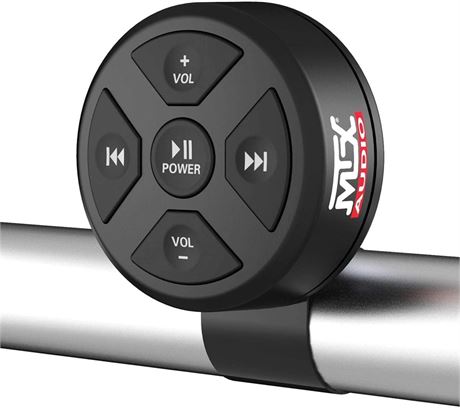 MTX MUDBTRC Universal Boat Motorcycle Bluetooth Audio Receiver & Remote Control