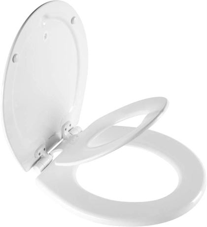 Mayfair NextStep2 888SLOW 000 Toilet Seat with Built-in Potty Training Seat,