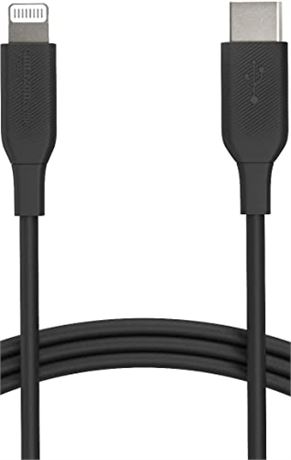 Amazon Basics USB-C to Lightning ABS Charger Cable, MFi Certified Charger for Ap