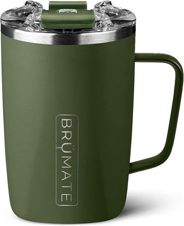 BrüMate Toddy - 16oz 100% Leak Proof Insulated Coffee Mug with Handle & Lid