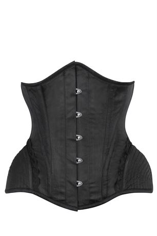 Corset Story BLACK BURLESQUE UNDERBUST WITH BULLET HIP GORES WTS930 W20