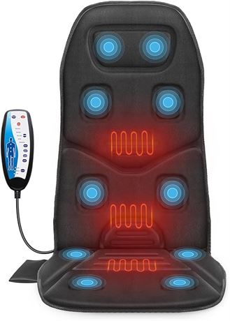Comfier Massage Seat Cushion with Heat - 10 Vibration Moto...