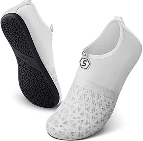 Sz:8 SEEKWAY Water Shoes Barefoot Aqua Socks Quick-Dry Non Slip Shoes For Beach