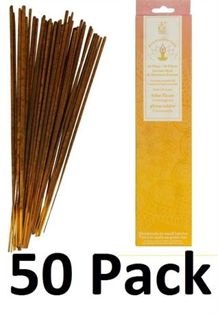 50 Pack Aromatherapy Incense Sticks (Lemongrass)