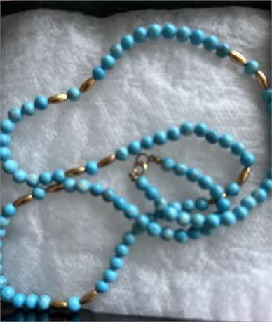 18" Ucharmbead Chain Chakra Gem Stone Beaded Necklace for Women Men