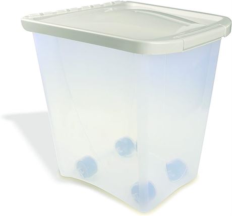 25 Lbs Capacity - Van Ness Food Container with Wheels