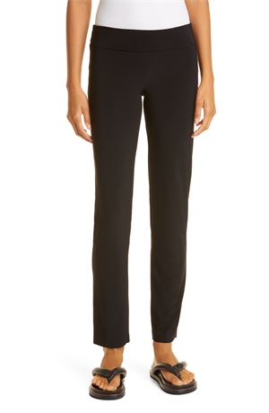 Medium, Norma Kamali Pencil Pants (Black) Women's Clothing