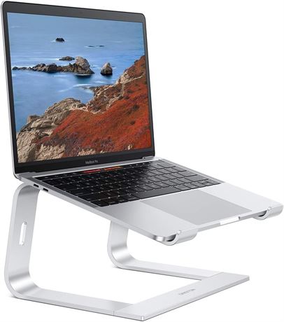 Laptop Stand, OMOTON Laptop Mount, Aluminum Laptop Holder Riser Stand for Desk,