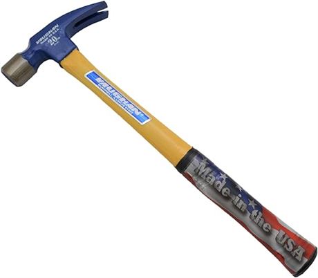 Vaughan FS999ML 20-Ounce - Straight Claw Hammer, MilledL...
