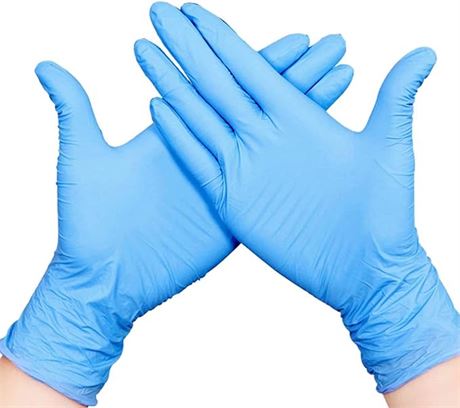 Nitrile Gloves 1000PCS Medium Powder Free Latex Free Medium Size Disposable Glov