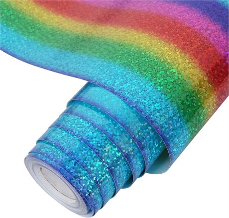 TORC Holographic Rainbow HTV Heat Transfer Vinyl Roll 12 in x 20 ft