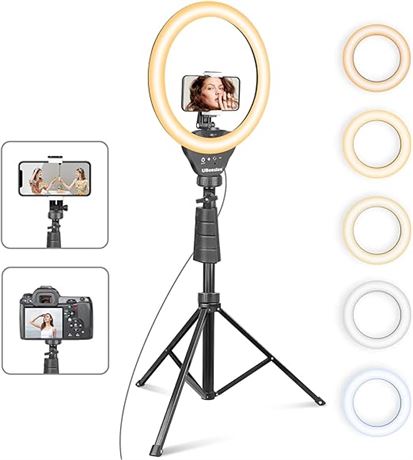 UBeesize 12’’ Ring Light with Tripod, Selfie Ring Light with 62’’...
