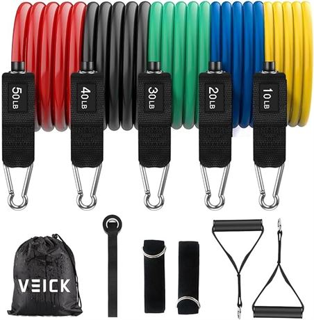 VEICK Resistance Bands, Exercise Bands, Workout Bands, Resistance Bands for Work