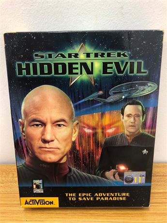 Star Trek Hidden Evil Activision Windows 95/98 PC CD