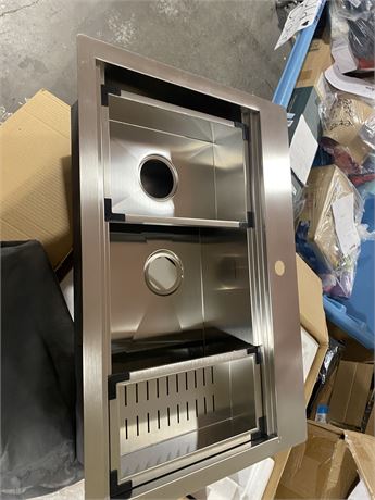 American Standard Chive Single Kitchen Sink Work Station