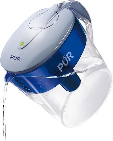 PUR CR1100CV Classic Water Filter Pitcher Filtration System, 11 Cup