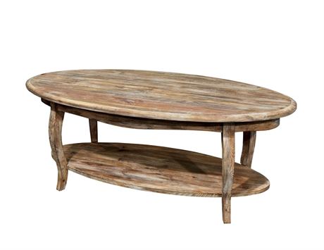 RUSTIC COLLECTION 48" OVAL COFFEE TABLE
