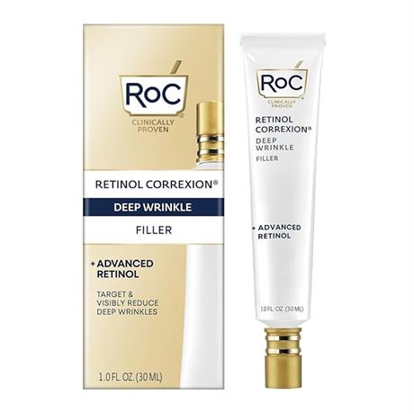 RoC Retinol Correxion Deep Wrinkle Facial Filler with Hyaluronic Acid Retinol Ou