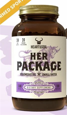 HEART&SOIL Her Package ENHANCE YOUR FEMALE HEALTH 180 Capsules