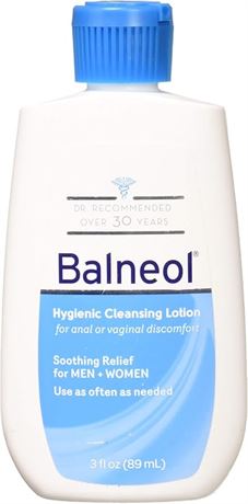 Balneol Hygienic Cleansing Lotion 3 oz (Pack of 2)