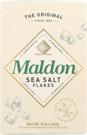 Maldon Sea Salt Flakes The Original Sea Salt Flakes - 8.5oz, 240g