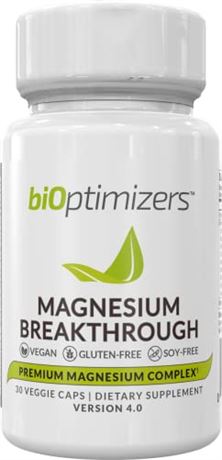 BiOptimizers - Magnesium Breakthrough Supplement 4.0 - Has 7 Forms of Magnesium