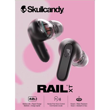 Skullcandy Rail XT True Wireless Bluetooth in-Ear Headphones
