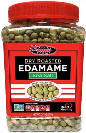 Seapoint Farms Dry Roasted Edamame, Sea Salt, 27 Ounce BB 05-08-2025