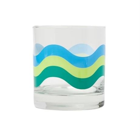 Ampersand Design - Wave Cocktail Glass - Cool; 4 pack
