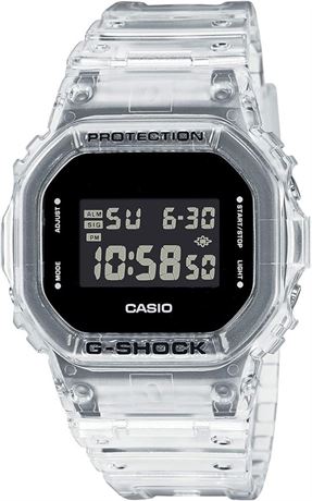 G-Shock By Casio Men's DW5600SKE-7 Digital Watch Clear