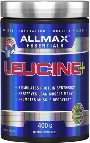 ALLMAX L-Leucine 400 gram BB 10/25