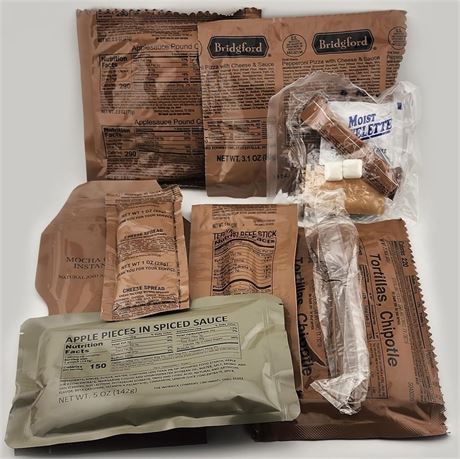 Allgo Outdoors Military Spec MRE Meals Ready To Eat Pepperoni Pizza Slice
