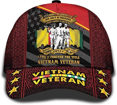 V VIBEPY Veteran Cap, Vietnam Veteran Cap