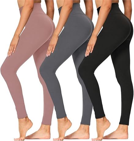 XXL, High Waisted Leggings for Women - Soft Athletic Tummy Control Flare Pants