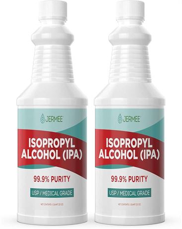 Isopropyl Alcohol (IPA) 99.9% Purity - USP/Medical Grade - Concentrated Rubbing