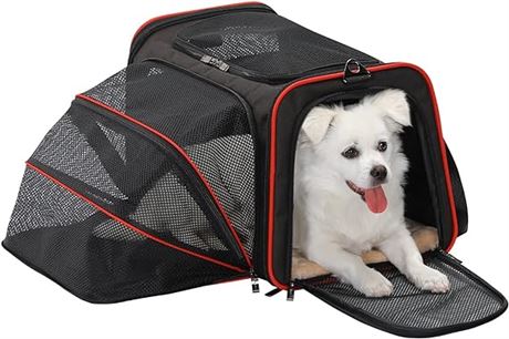 Petsfit Expandable Cat Carrier Dog Carriers,Airline Approved...