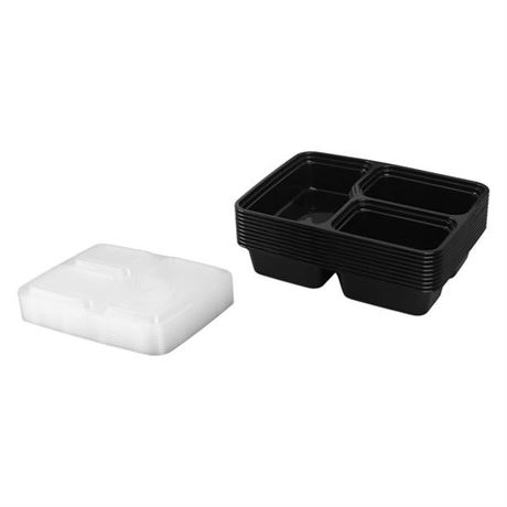 Disposable Plastic Food Containers Meal Prep Containers Lidded Food Packaging Bo