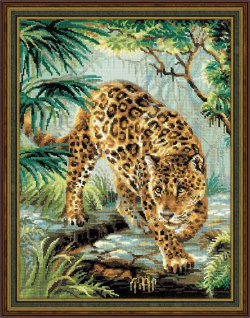 Riolis Owner of The Jungle Cross Stitch Kit-11.75"X15.75" 14 Count, 11.75" x 15.