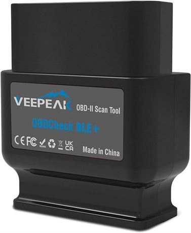 Veepeak OBDCheck BLE+ Bluetooth 4.0 OBD II Scanner for iOS & Android,