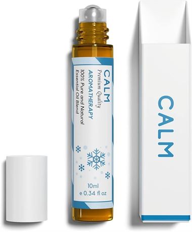 Benatu Calm Essential Oil Roll On Blend (with Ginger, Patchouli, Lemon Oil), Tra