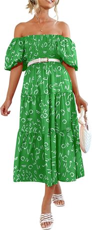 SIZE: XL PRETTYGARDEN Women's Casual Summer Midi Dress ..