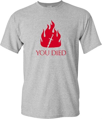 SIZE: 3XL You Died - Game Over Video Game Gamer T Shirt