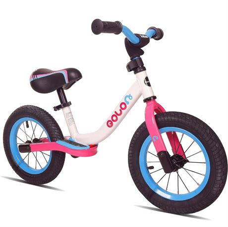 KOOKIDO Balance Bike with Air Tires, Kids Bike Without Pedal, 12 inch Bike for K